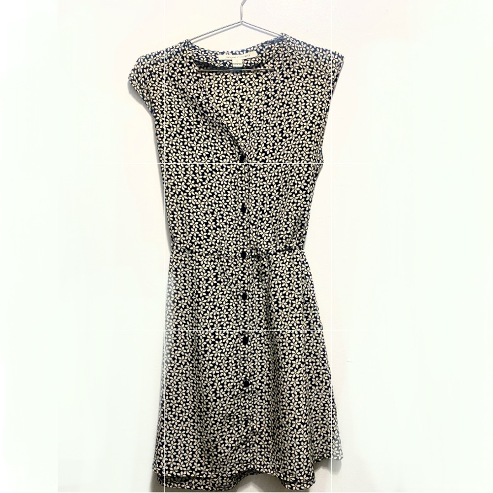 Diane von Furstenberg Black and White Floral Dress
